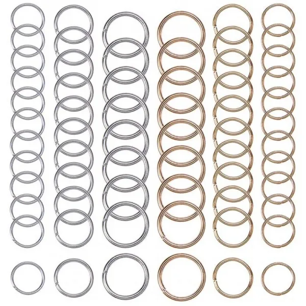 판다홀 엘리트 & 레지 미분양 합금 밀봉 링 골드 & 실버 10x1mm / 12x1.2mm / 14x1.5mm;