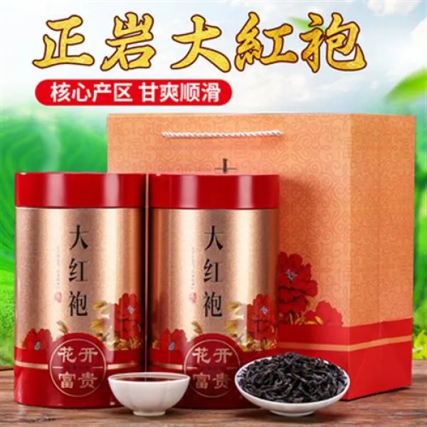 우이산암차 농향형 특급 정암대홍포 찻잎 선물세트 포장육계오룡차 500g, 단일상품