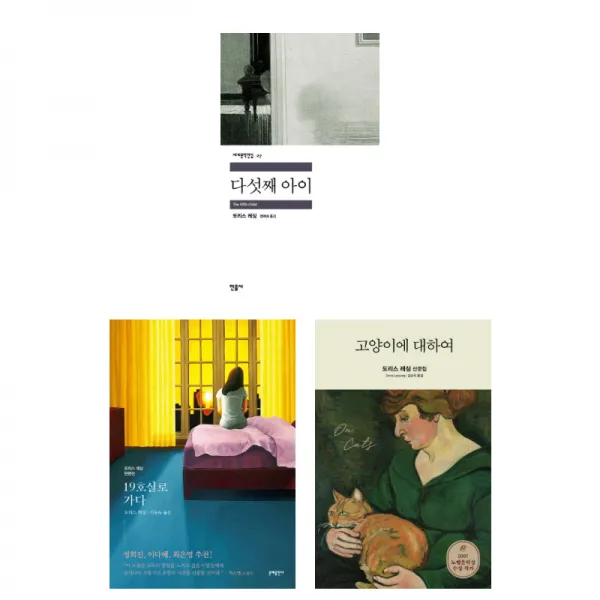(저자 묶음) 도리스 레싱 베스트 3권 - 다섯째 아이 19호실로 가다 고양이에 대하여, 단일상품