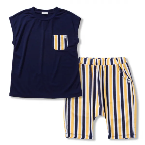 모다까리나 부산대nc점 스트라이프 주머니 상하 M1965i529 바지세트