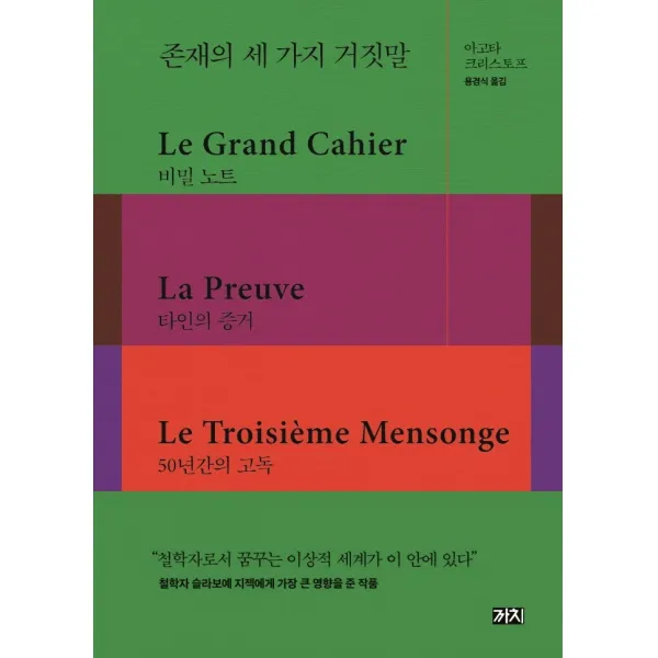 존재의 세 가지 거짓말, 까치, 아고타 크리스토프