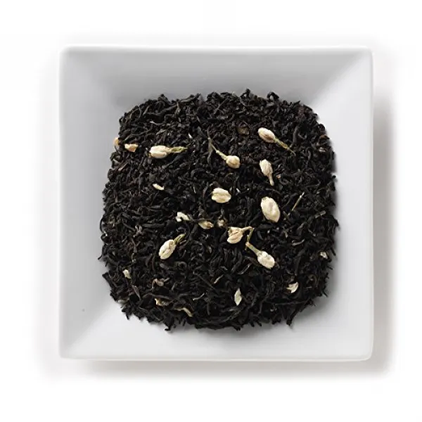 마하 모사 블랙 재스민 크림 티 56.7g 맛을 낸 홍차와 그린 티 블렌드 재스민 바닐라 함유 Mahamosa Black Jasmine Cream Tea 2 Oz Fl 1set