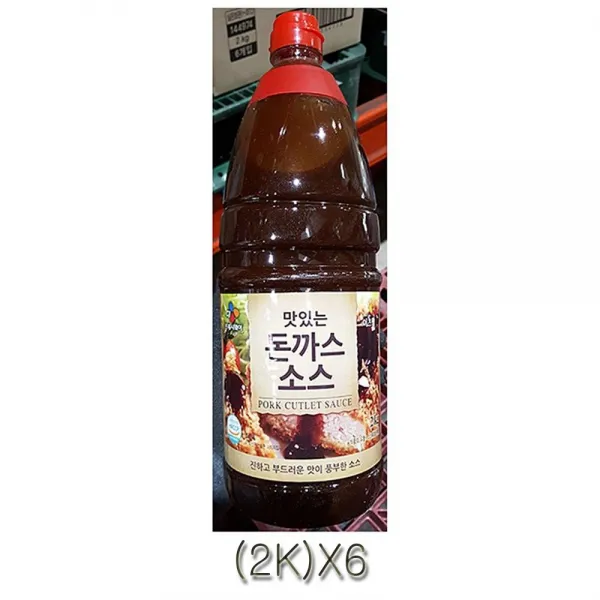 이츠웰 돈까스소스 2Kg X6 맛있는소스 업소용식재료 간단요리 건강에좋은음식 경양식돈까스소스 돈가스소스 돈까스소스 맛있는소스 업소용식자재 업소용식재료 정성가득, 본상품선택