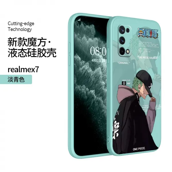 솔론 Realmex7pro 남자 진짜 나 일직선 액상실리콘 풀팩토리 렌즈 충격흡수 Oppo 독창적 초슬림 심플