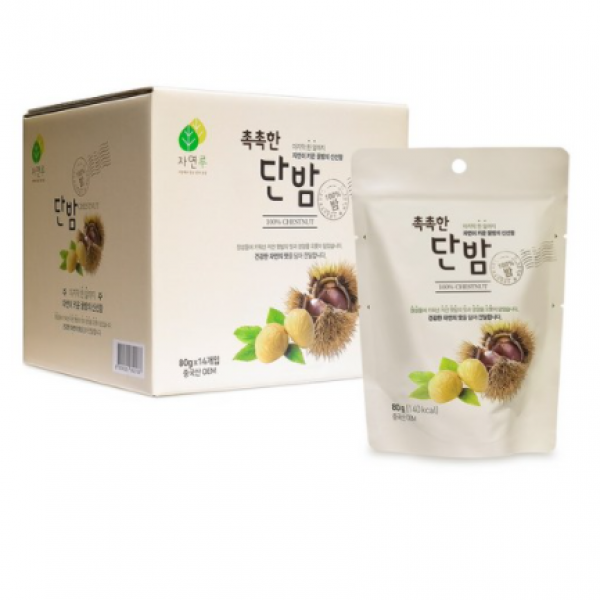 자연루 촉촉한 단밤 80g 30개