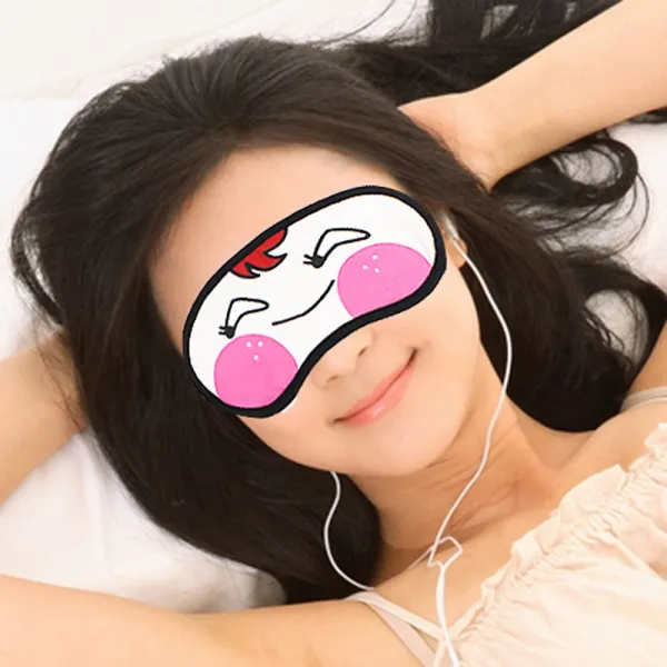 보조개 수면안대/숙면여행용 여행사 사은품 온열안대