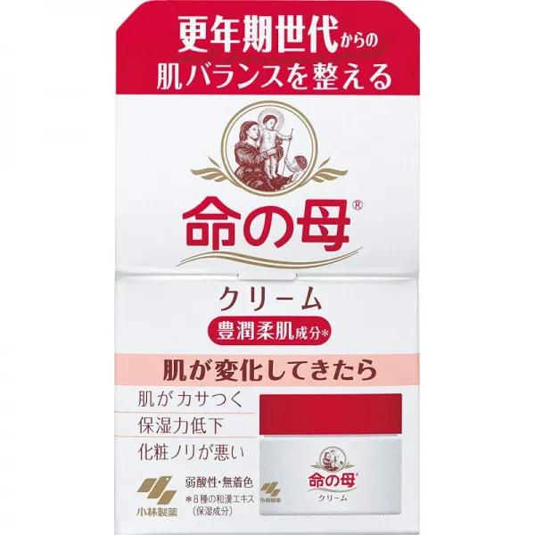 고바야시 제약 생명의 어머니 크림 40g 갱년기 세대에서 피부 밸런스를 정돈 풍부하고 윤택 살갗 성분, 1