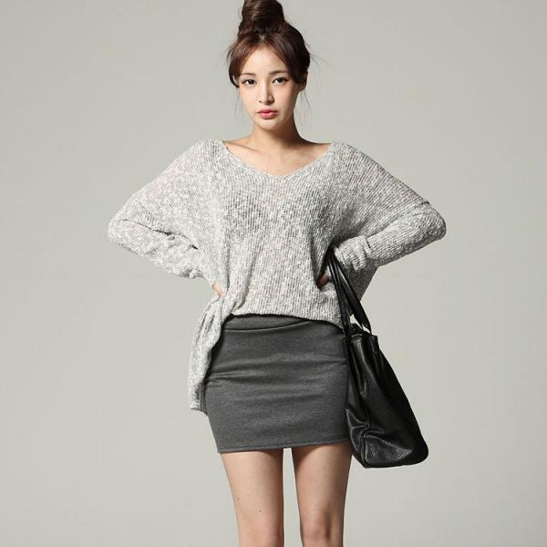 아루클럽 내츄럴 시스루 니트