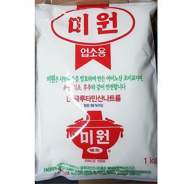 윤성팡 미원 업소용 식자재 식품첨가물 대상 1㎏ 20EA 지미조미료, 1