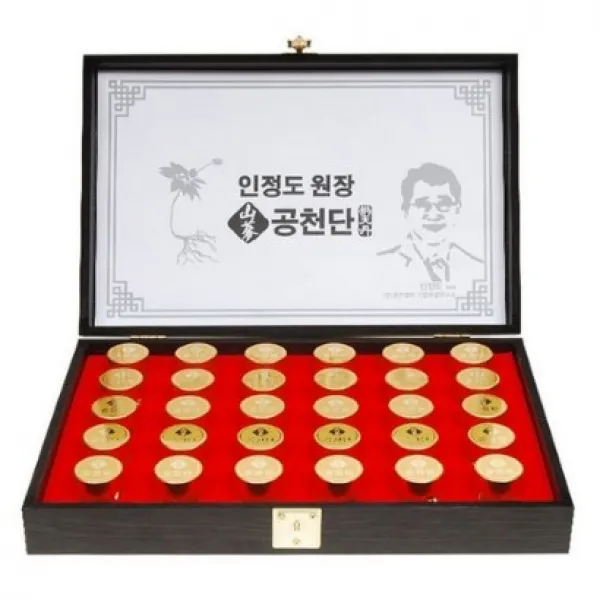 청해솔 정품 인정도원장 공천단 3.75g * 30환 공진당 침향환 산양산삼 오가피 홍삼 침향 녹용 동충화초 숙지황 당귀 천궁 산수유, 1세트