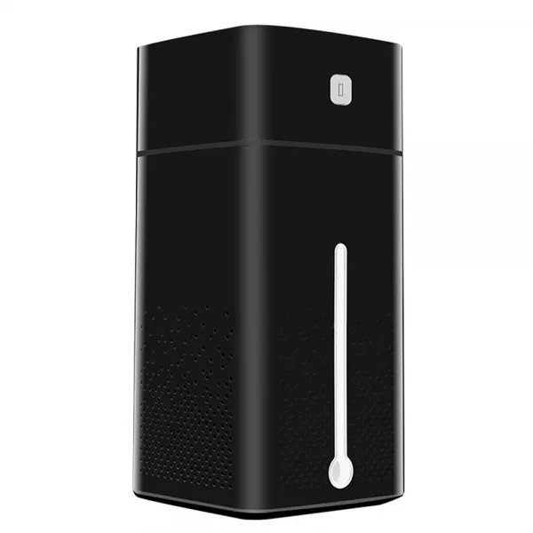 솔디 워터큐브 칠색야등 usb 가습기 1000ml, KS-600(블랙)