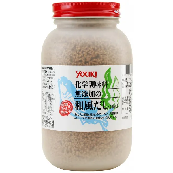 유키 화학조미료가 첨가되지 않은 일본식다시 400g, 단품, 단일상품
