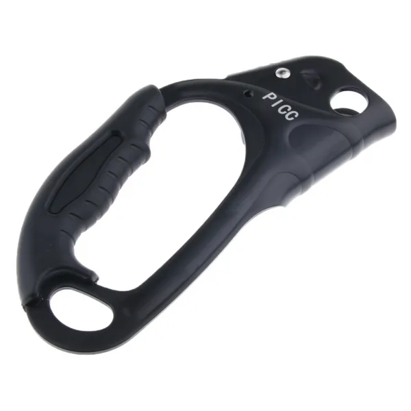 STK8-13mm 밧줄을위한 암벽 등반 핸드 오름차순 라이저 클램프 장비, 검은 색 RH
