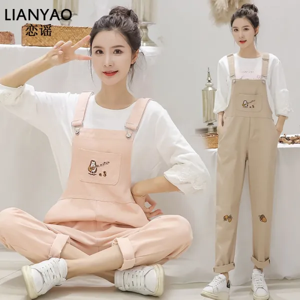 싱푸리 청 멜빵바지 점프수트 캠핑룩 커플 개강룩 바지 시밀러룩