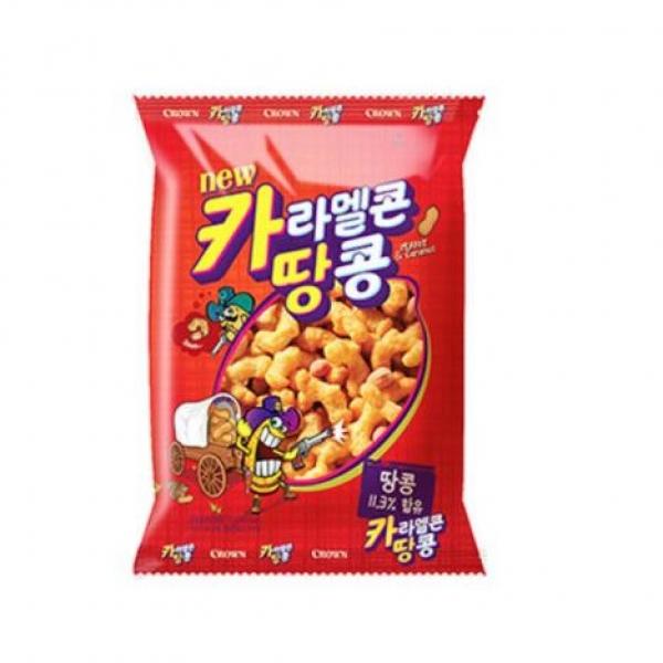 크라운 카라멜콘 땅콩, 72g, 16개입