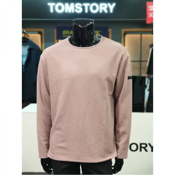 W몰 톰스토리 변형조직 오버핏 라운드긴팔티 T197m1312a58 긴소매