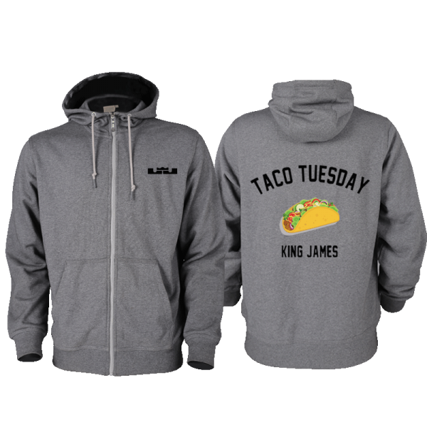 바이크영 레이커스 제임스 웨이 의 taco tuesday 화요일 노총각 옥수수롤 농구 남 후드 가디건