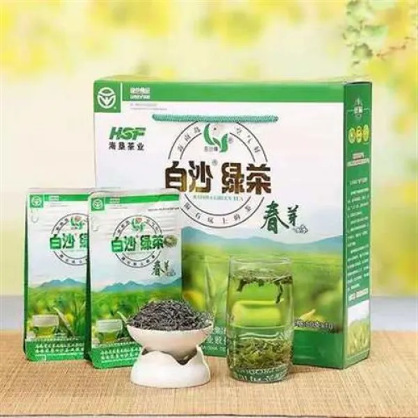 하이난차 백사녹차 500g 봄눈 해남농개간오지산차업 운석갱 위의 이른봄 차생회감, 단일상품