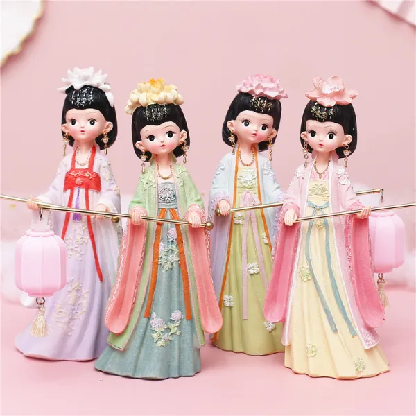 성세 미안 당사녀 경관 소야등 별등 관광지 선물 장식 장식품, 666-6-7 랜턴 세트 4개