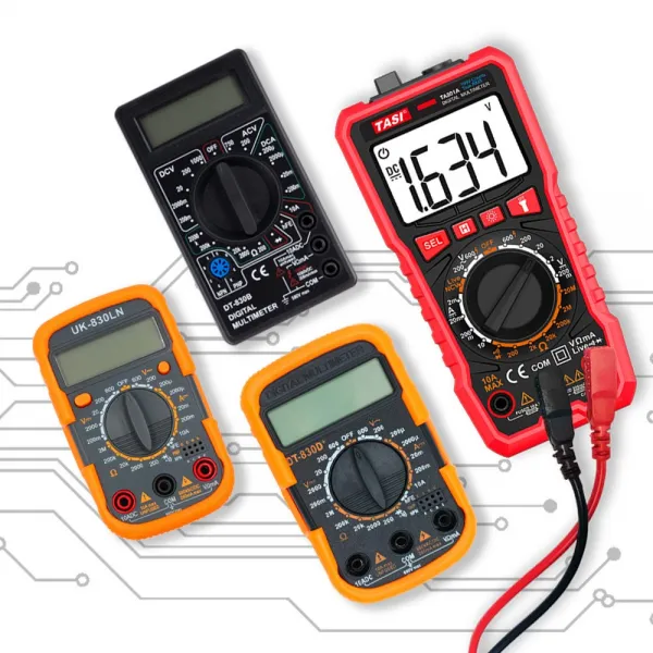 메카솔루션 디지털 정밀 멀티테스터기 DT-830D+ UK-830LN DT-380B TA801A, 1개, 알뜰형, DT-380B
