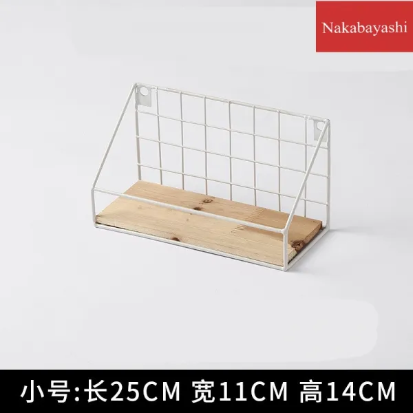 Jan.27 244번 개성적인 벽 선반 벽걸이 거실 벽면 무타공 일자 칸막이 벽면 장식 기숙사 벽걸이 수납Z, 스 몰 화이트 플러스.