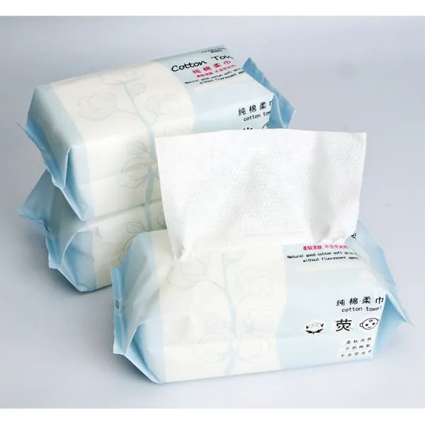 2박스 일회용 순면 유건 뽑다 양식 닦기 얼굴 뷰티 클렌징 화장솜 100 편 두꺼운 진주 무늬 3포장