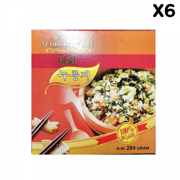 FK 대화 찹쌀 누룽지 284g X6 눌은밥 간편음식 누룽지 즉석음식 아침간편식 끼니대용 간편아침