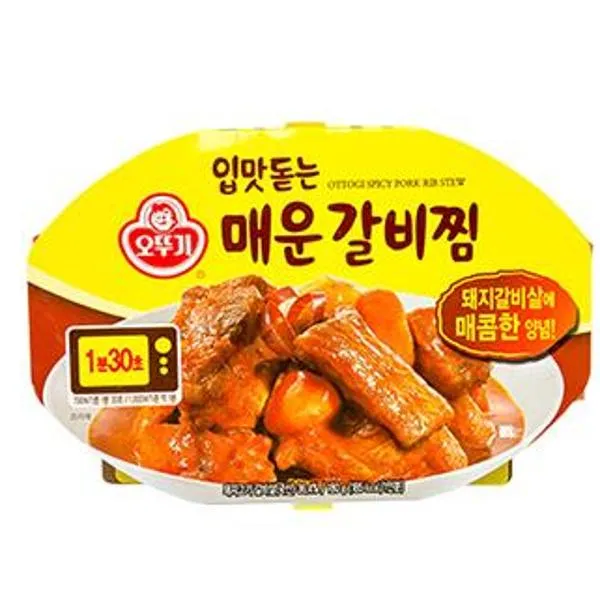 오뚜기 입맛돋는 매운갈비찜(렌지) 180g, 97개