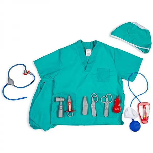 3 7년 동안 어린이 외과의 역할 놀이 드레싱 세트