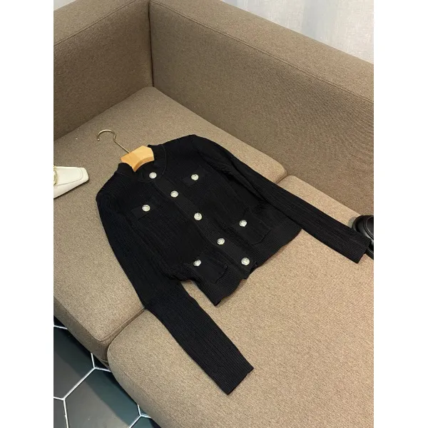 블랙야상점퍼 겨울 가을 여성 재킷 심플 사자를 징수한다 트렌드 누르다 단추 스웨터 가디건 코트 쇼트 2604319230