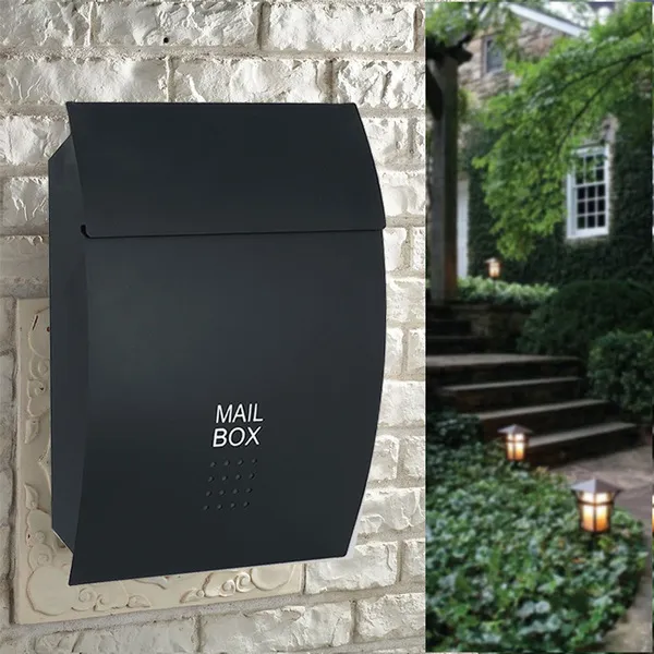 주택 다세대 우편함 벽걸이 편지 메일박스 931 매트 블랙