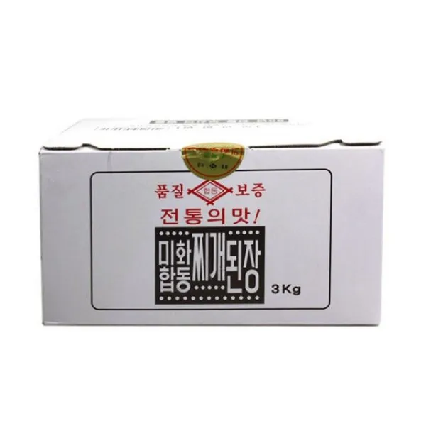 미화합동찌개된장 3kg 미화 된장 찌개된장 식품 식자재sby//;16770t.5+df32m 1