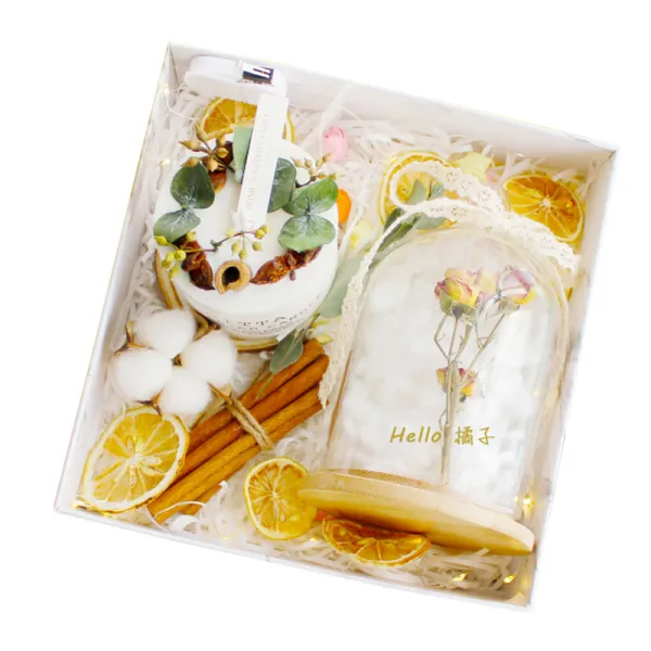 불관하다 여름 무연 향편 실내 로맨스 향기롭다 잠 자는 것을 돕고 마음을 안정시켜 분위기 새해 생일 길동무 크라프트포장상자, 라이트 엘로우