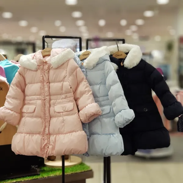 치크 *신상품*기간한정60%SALE!!!인기템~~ 여아 프릴장식 롱다운