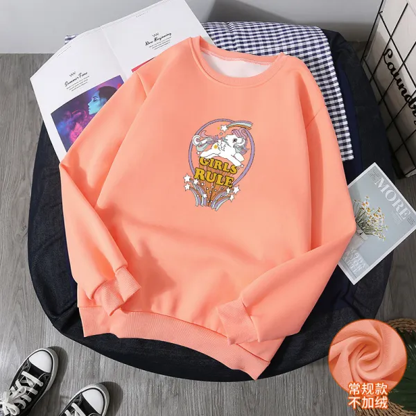 Jan.30 672번 라운드 후드 라지 기모 맨투맨 루즈핏 봄가을 핫팩 Ins 얇은z