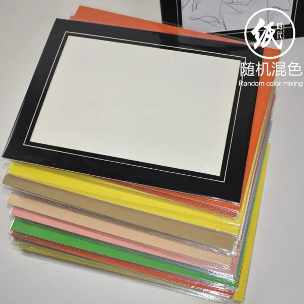 차량용사진액자 조합 사진 a4a8오픈 심플 액자 4오픈 켄트지 사진액자 3그림 7inch6inch8inch벽걸이 벽, C01-랜덤 혼합, T10-10개 외방내원 25cm+커버+글루
