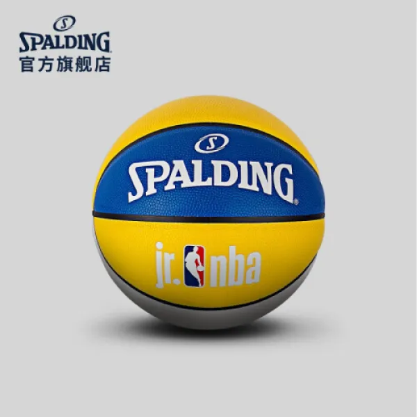 (SPALDING 플래그함점 JR.NBA시리즈 블루황백실 내실 외 PU4번 리바스 76중년 (4999), A-01