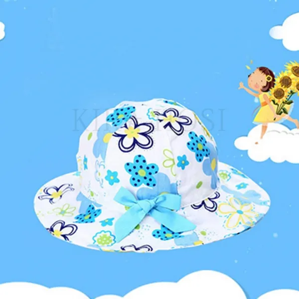 kirahosi 해달 5 여아 모자 어린이 선햇 리본 여름 자외선차단 모자 601 CIc2f75