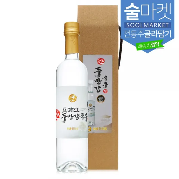 술마켓 200여종 유명 전통주 내맘대로 골라 담기 합배송, 1병, 화룡양조 두만강곡주 38도 500ml