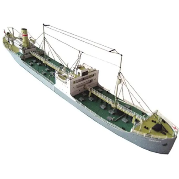 X-Toy 아이의 종이 모형 키트 1 400 폴란드 Karpaty 화물선 수제 퍼즐 장난감 및 선물 12.6 인치 PROD1, One Color, 상세 설명 참조0