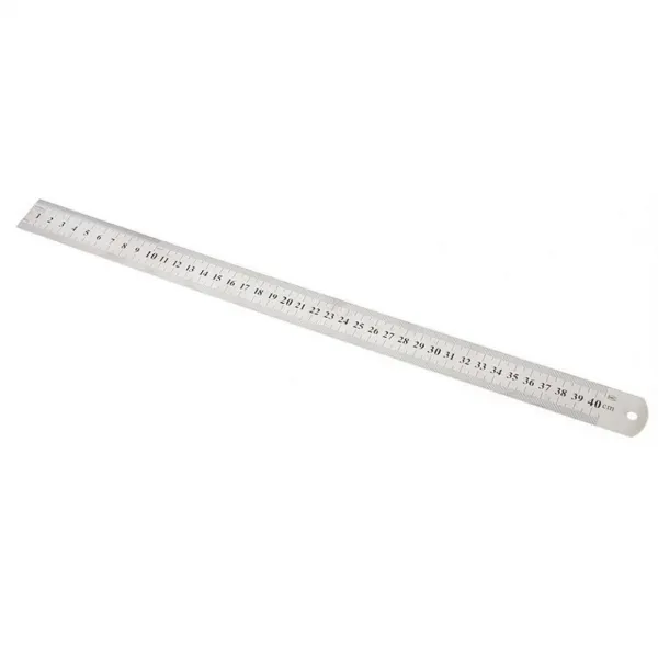 블루하트 내구성이 좋고 밀참감이 우수한 [10개묶음 ]40cm 쇠자 40cm자 제도자 100cm쇠자 철자 E-1207800, 10개, 실버