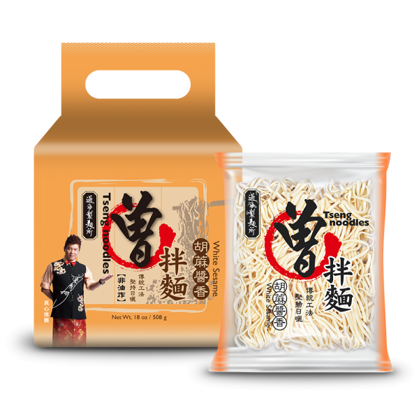 파미 증반면 비건 참깨 건면 대만라면 고소한 땅콩소스 마장면 127g X 4봉지, 단품