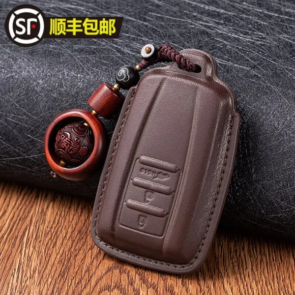 민요 rdx 열쇠 패 키 지 는 tlox - l / cdx / rlx / mdx / nsx 열쇠 패 키 지 는 고급 헤 어 소 가죽 레 더 키 홀더 B 종 3 키 커피 + 스 트 리밍 구슬 로 적 용 됩 니 다.