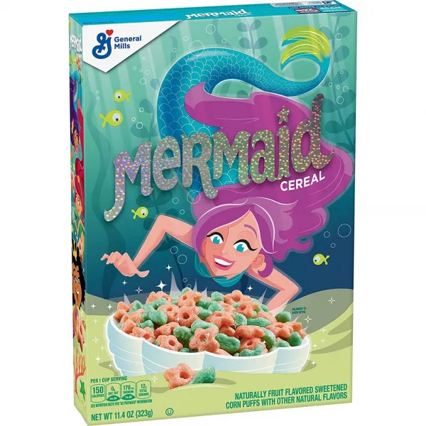[미국직구]General Mills Cereals 인어 곡물 중형 11.4oz, 선택, 상세설명참조