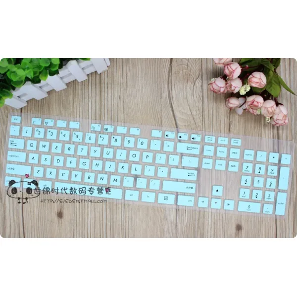 키보드키스킨 에이수스(ASUS)거만 V221ICUK Z240키보드 보호필름 블루투스기계 키보드 방진마스크, T01-반투명 민트 색, 기본