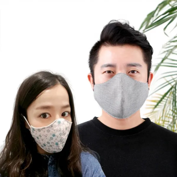 순면마스크 빨아쓰는 순면 천마스크 3D입체 성인 공항패션 방한대