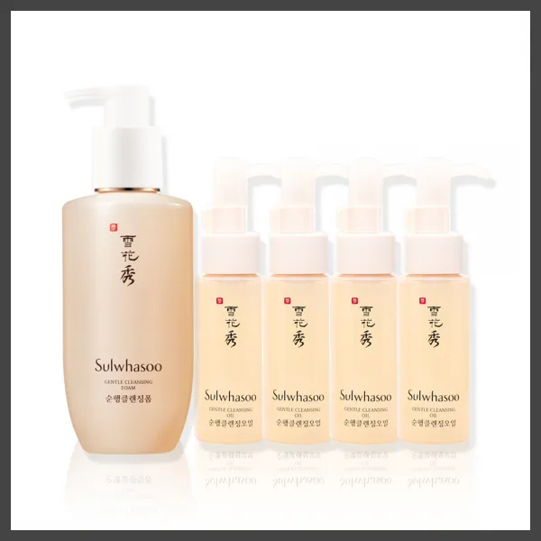 설화수 순행클렌징폼 200ml+순행오일 50ml+4개 신형, 1세트