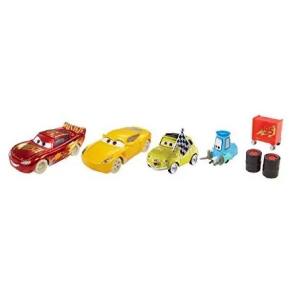 Disneys 자동차 3 불 덩어리 해변 경주 4 팩 999999156304, One Color