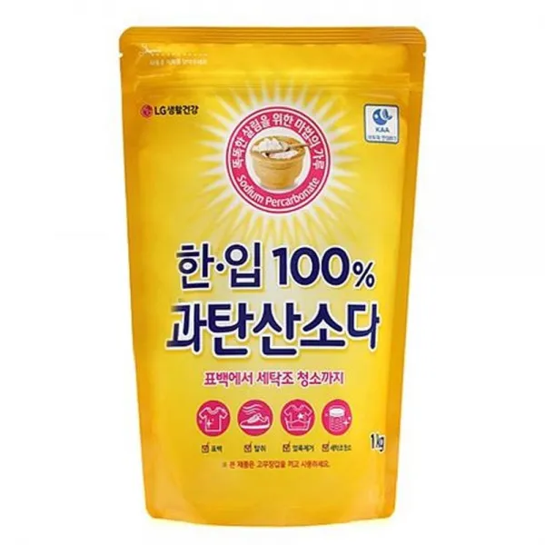 100프로 과탄산소다 1kg 세탁조청소세제 얼룩제거 세척세정 과탄산소다빨래 과탄소소다 표백제 과탄산소다청 1