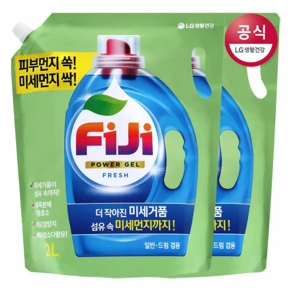 [신세계TV쇼핑]피지 파워젤 프레쉬 일드겸용 세탁세제 리필 2L x2개, 상세 설명 참조